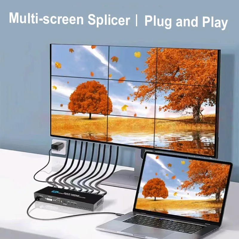 Home Cinema Video Processor - 4K 3x3 3 6 9 Screen