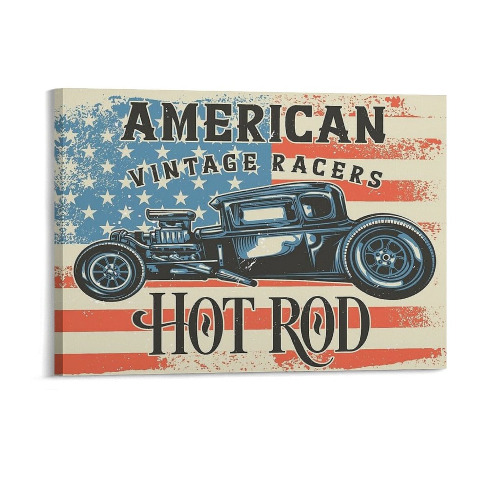Home Cinema Usa - American Hot Rod Canvas Painting Kitchen