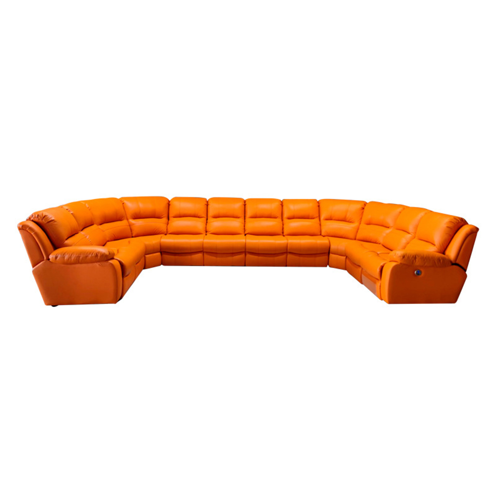 Home Cinema Usa - Luxury Oversized Sectional Recliner Sofa with