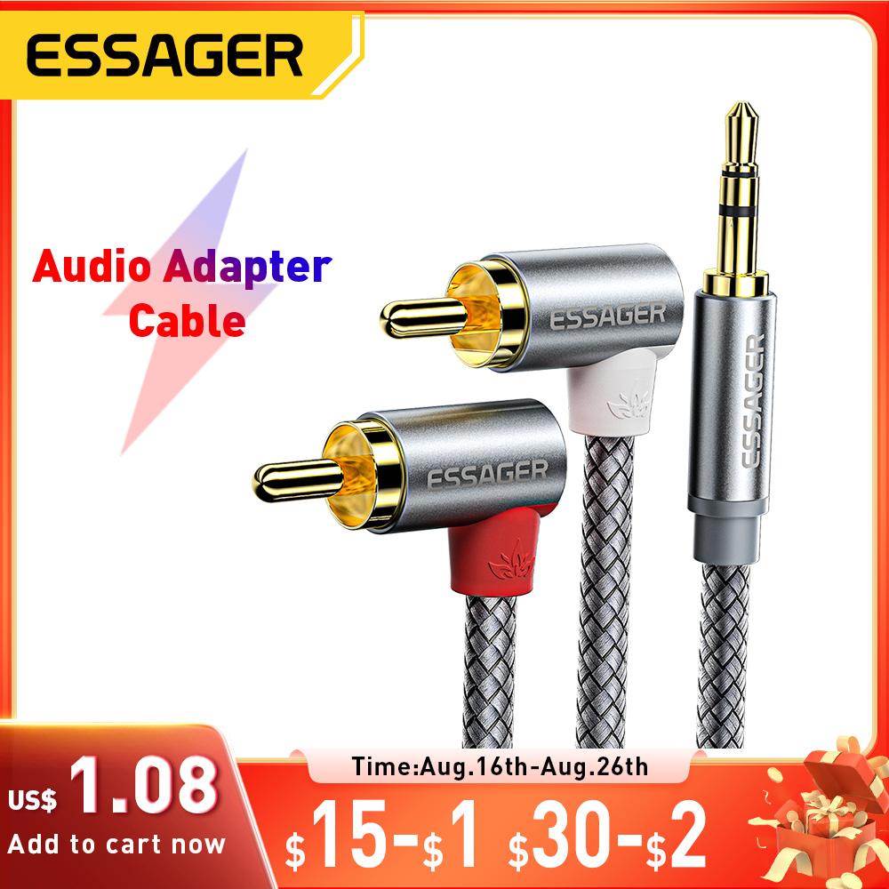 Home Cinema Player - Essager 90 ° Angle RCA Audio