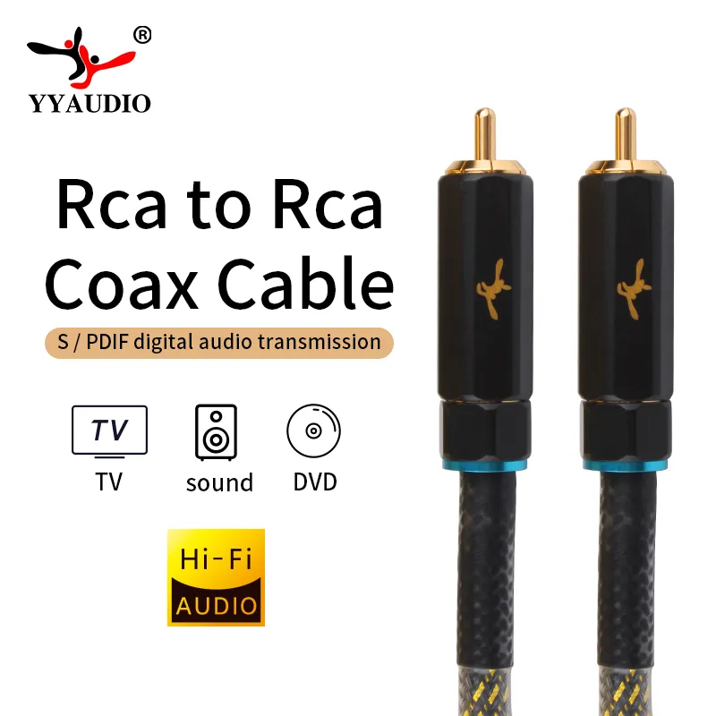 Home Cinema Subwoofer - RCA to RCA Cable Digital Coaxial