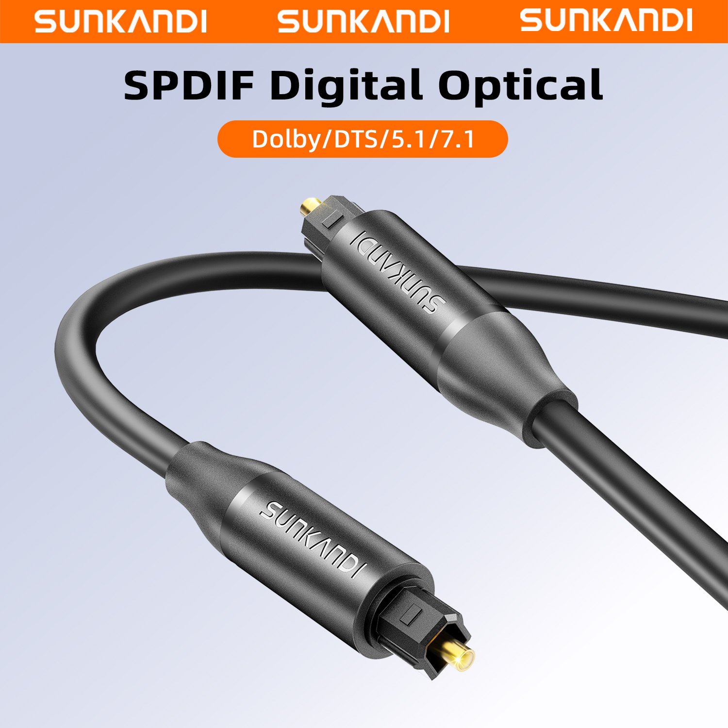 Home Cinema Tv - SUNKANDI Optical Audio Cable, Toslink Fiber