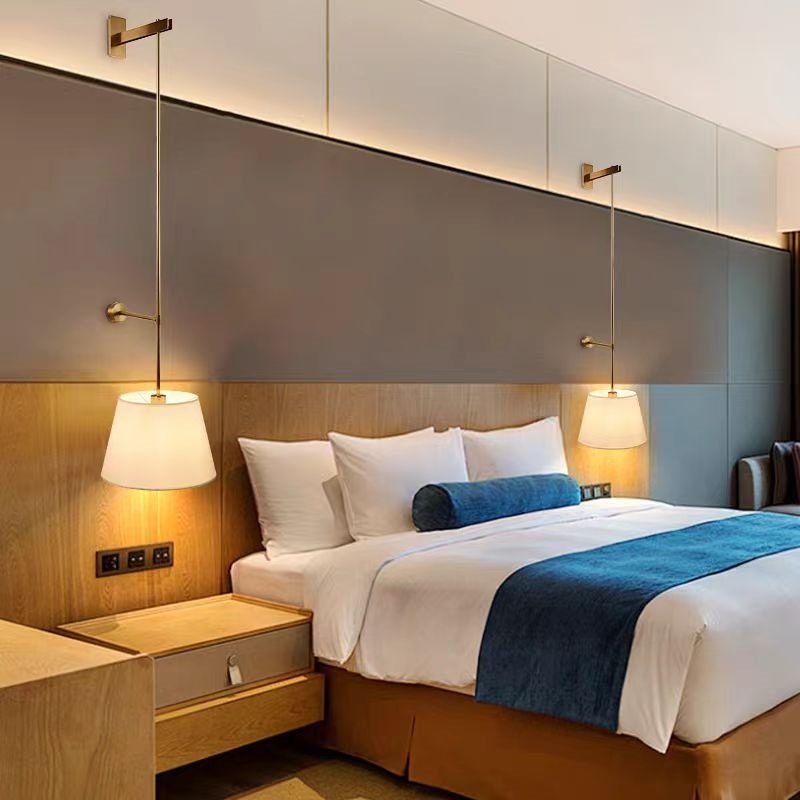 Home Cinema Led - Nordic Light Luxury Long Pole Cloth
