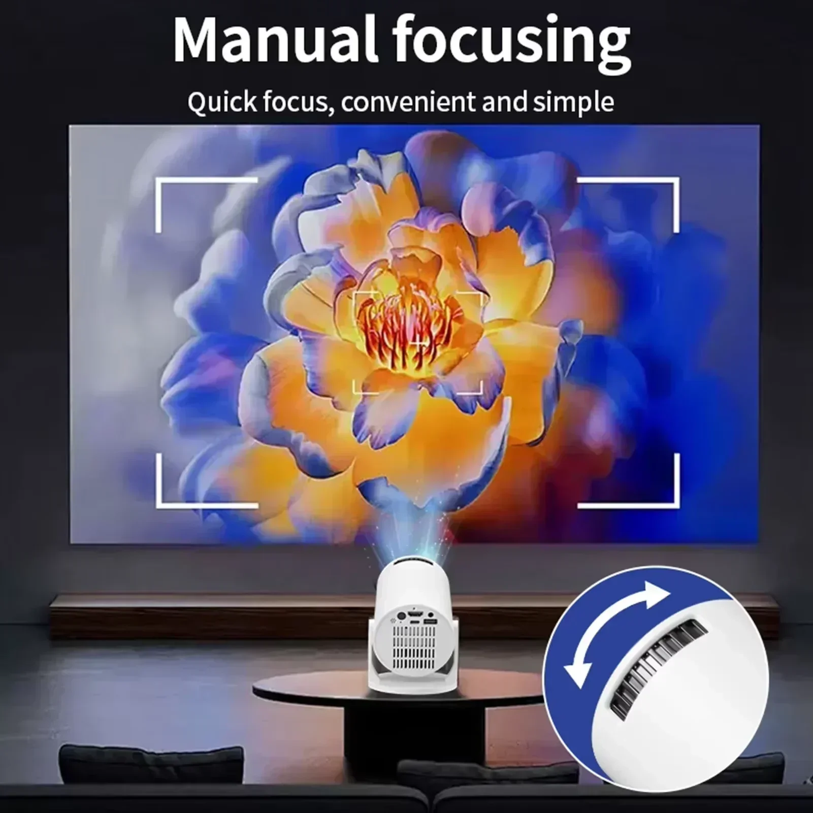 New SmartProjector Mini HY300  - Home Cinema Setup ulasan dan harga