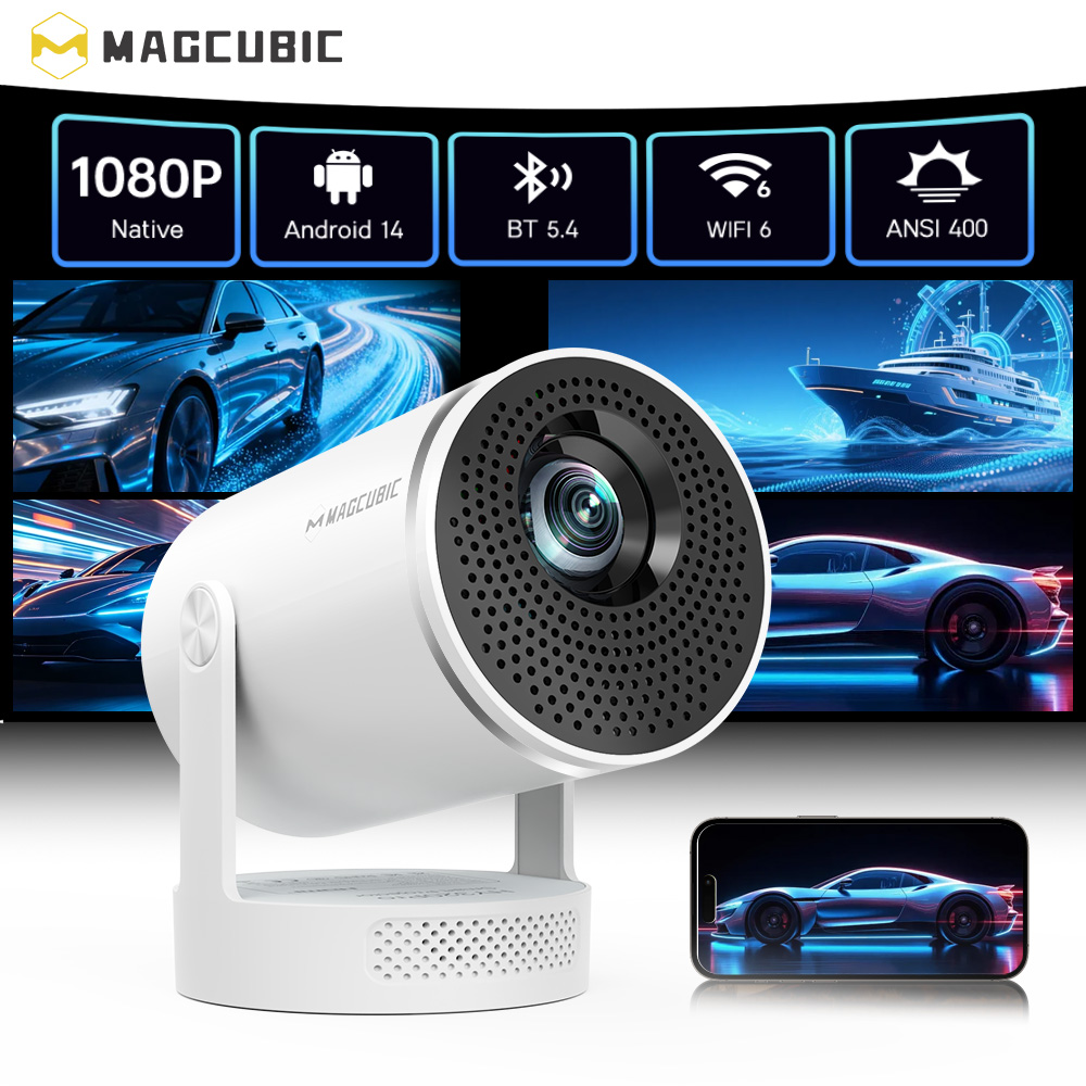Magcubic Android 14 Native 108 - Home Cinema Setup ulasan dan harga