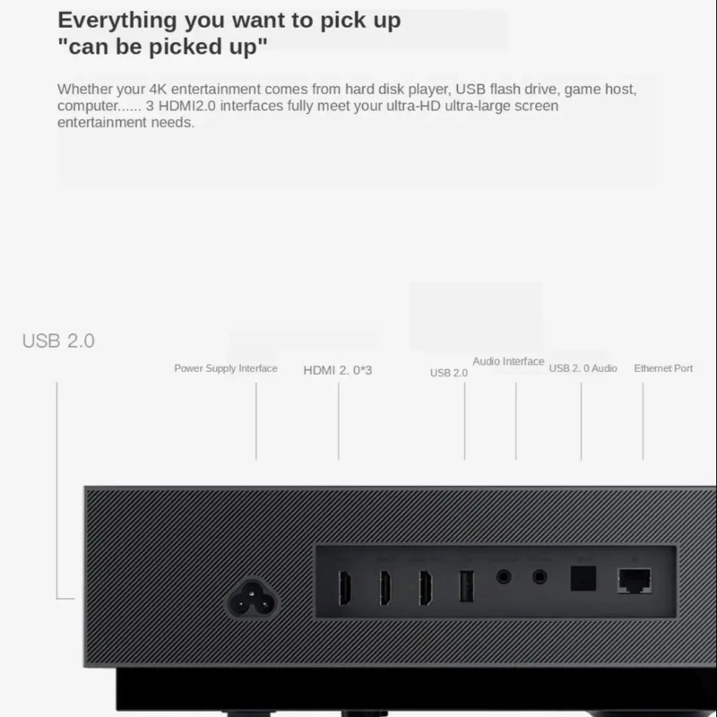 Fengmi 4K Cinema Professional  - Home Cinema Tv ulasan dan harga