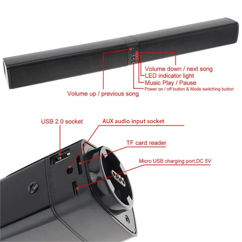Powerful Soundbar Sound Radio  - Home Cinema Subwoofer ulasan dan harga