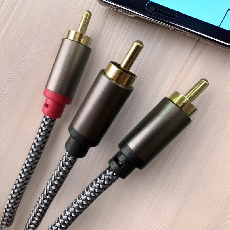 0.3/0.5/3m Short RCA Splitter  - Home Cinema Subwoofer ulasan dan harga