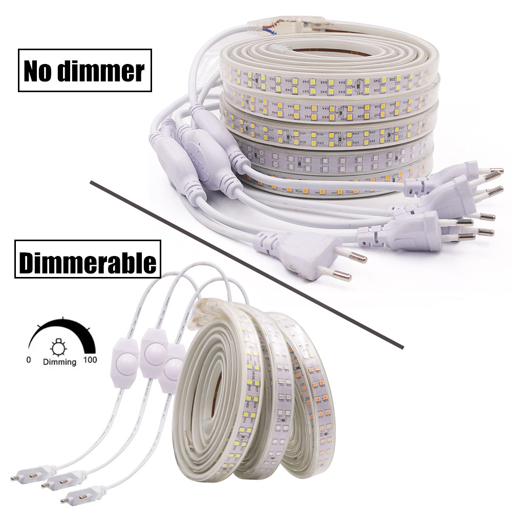 220V LED Strip Dimmerable IP67 - Home Cinema Led ulasan dan harga