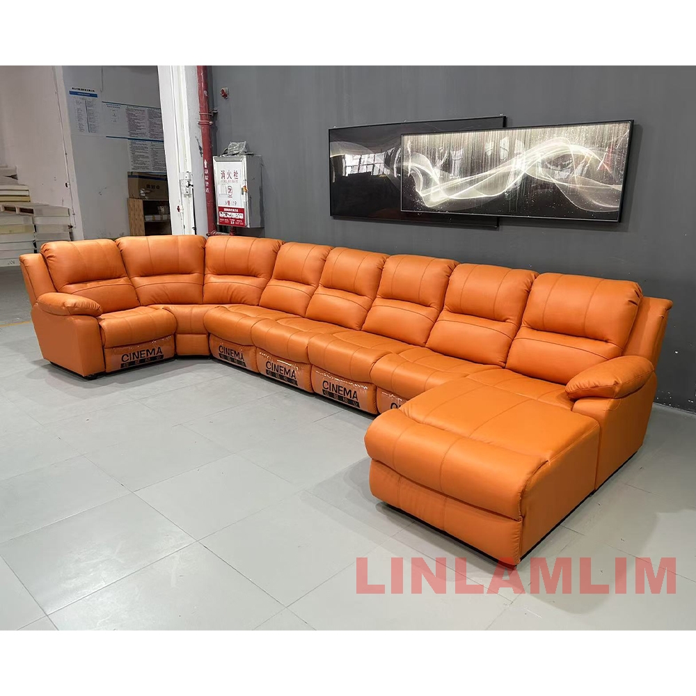 Luxury Oversized Sectional Rec - Home Cinema Usa ulasan dan harga