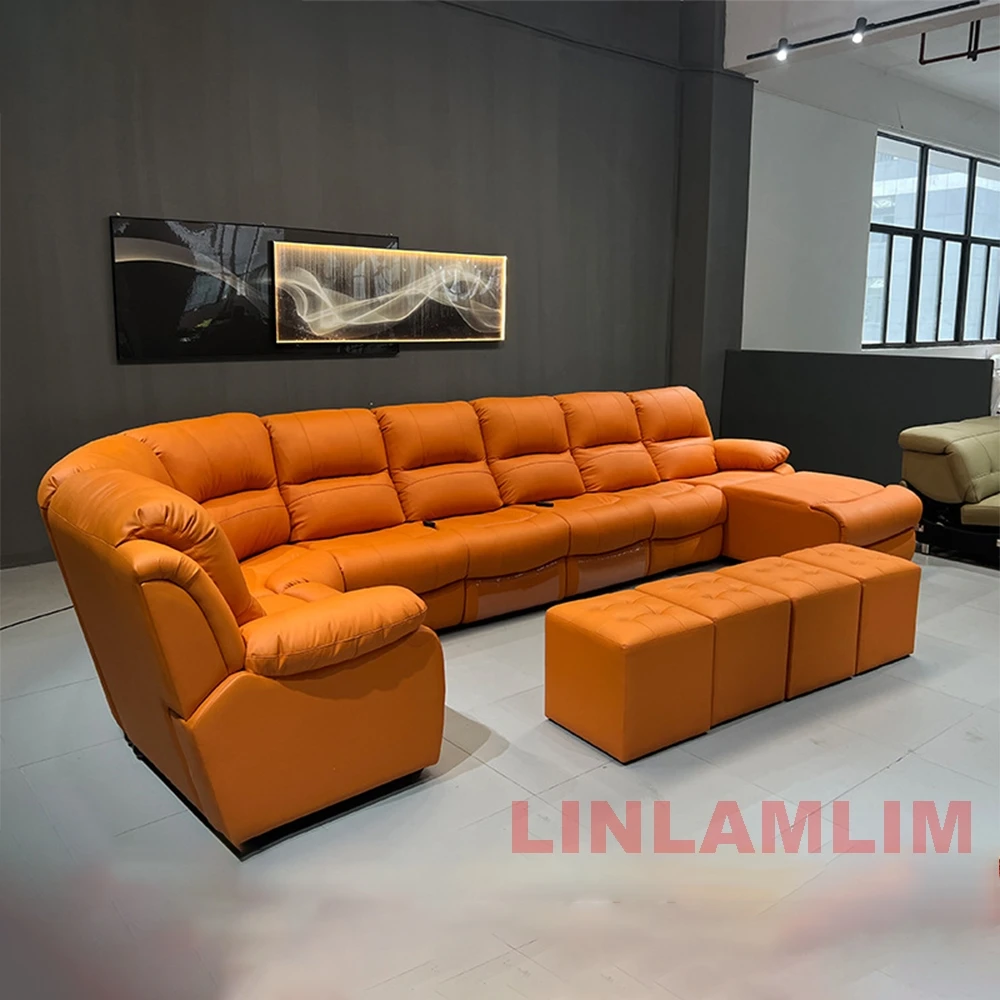 Luxury Oversized Sectional Rec - Home Cinema Usa ulasan dan harga