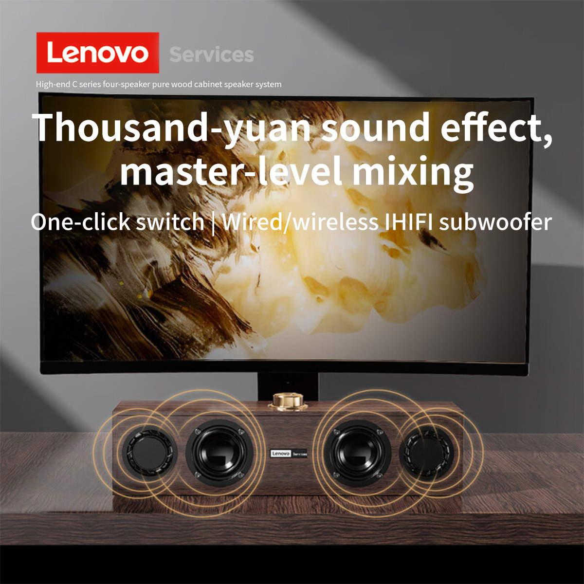 Lenovo C02 Portable Multimedia - Home Cinema Subwoofer ulasan dan harga
