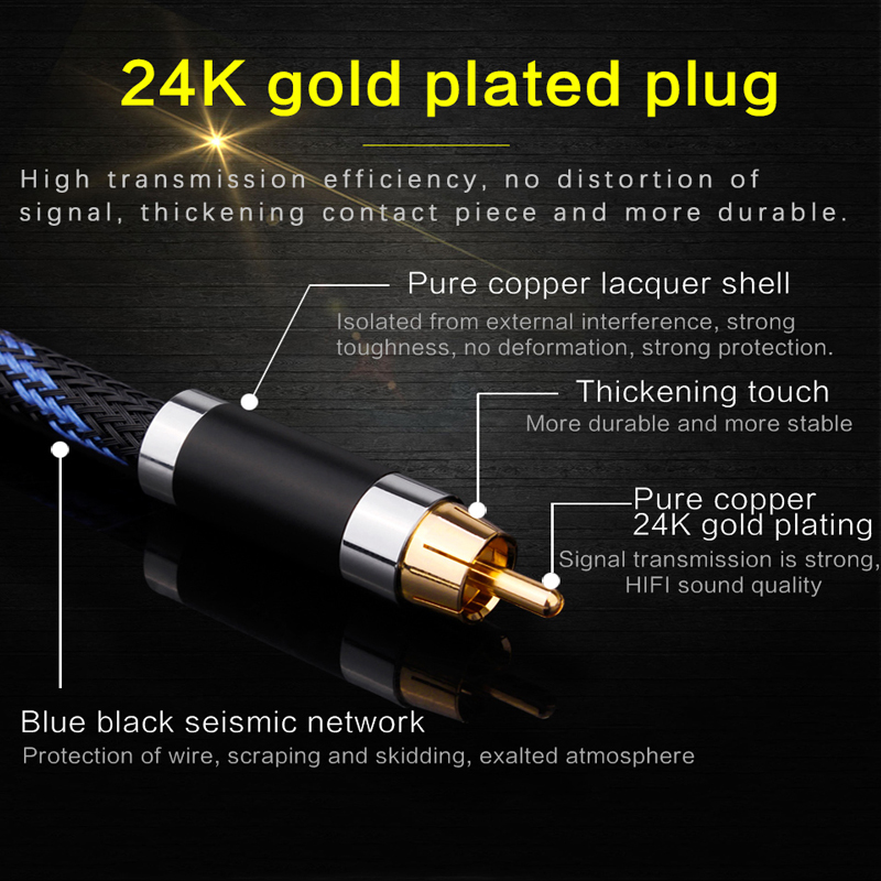 Hi-End DAC 75ohm Rca to Rca Ma - Home Cinema Subwoofer ulasan dan harga