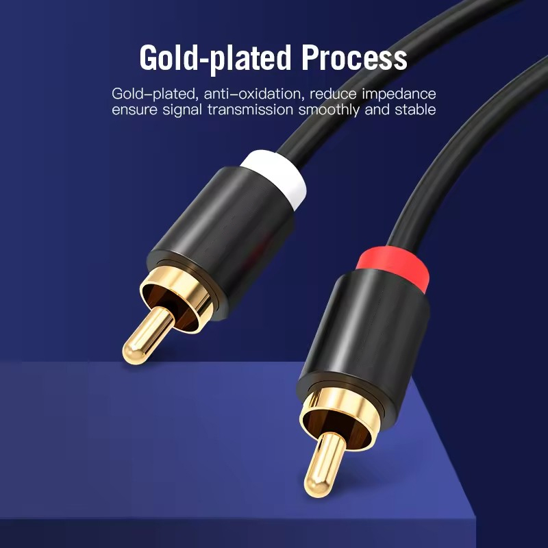 HIFI Stereo RCA Cable 2RCA to  - Home Cinema Player ulasan dan harga