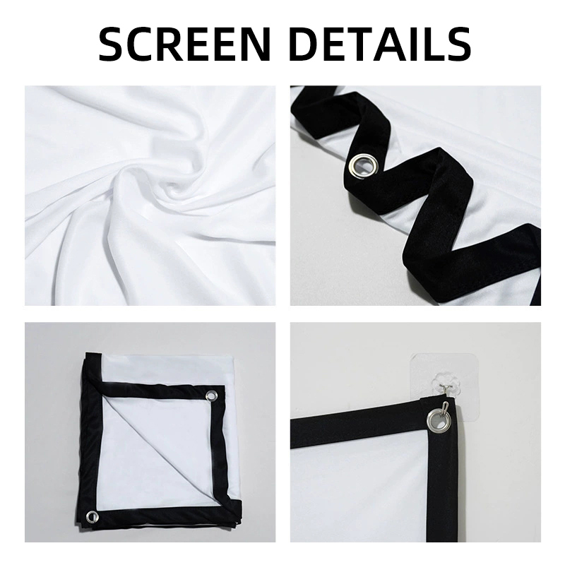 16:9 Compact Lightweight Folda - Home Cinema Blanc ulasan dan harga