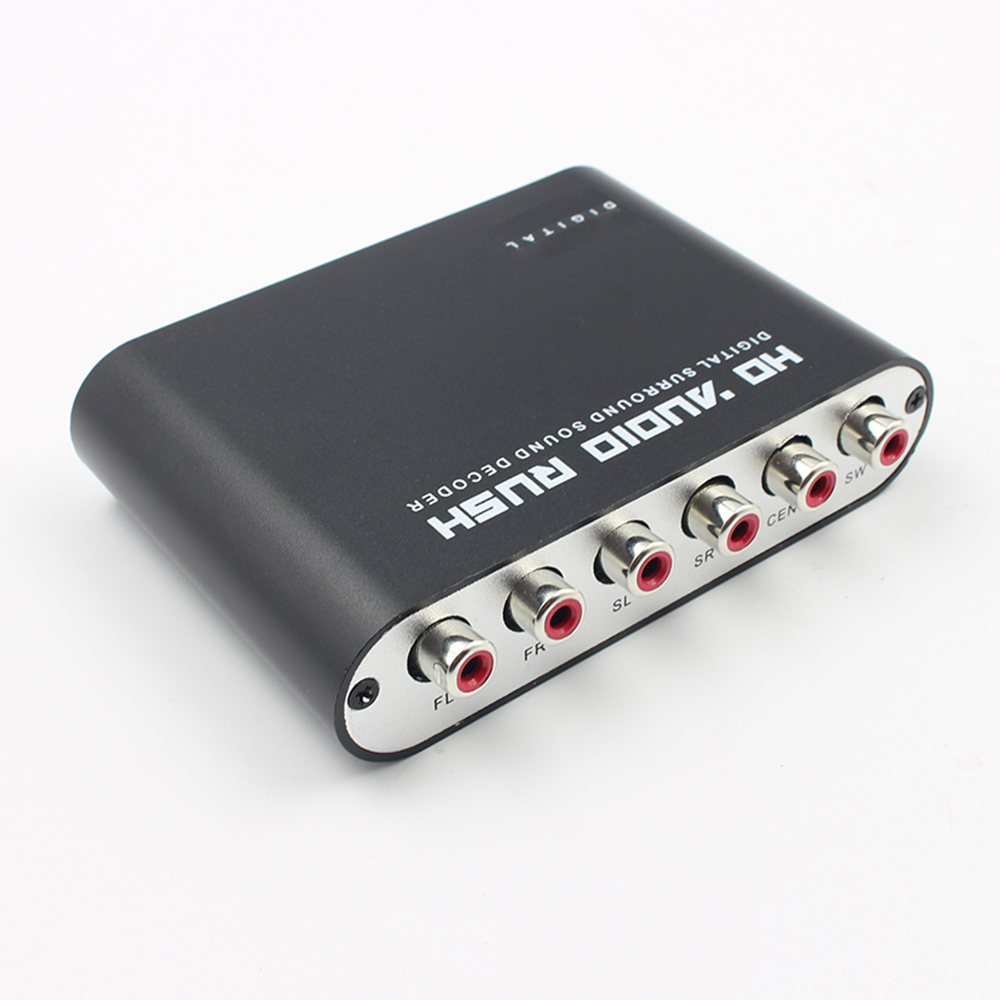 5.1CH HD Audio Decoder SPDIF C - Surround Sound Decoder ulasan dan harga