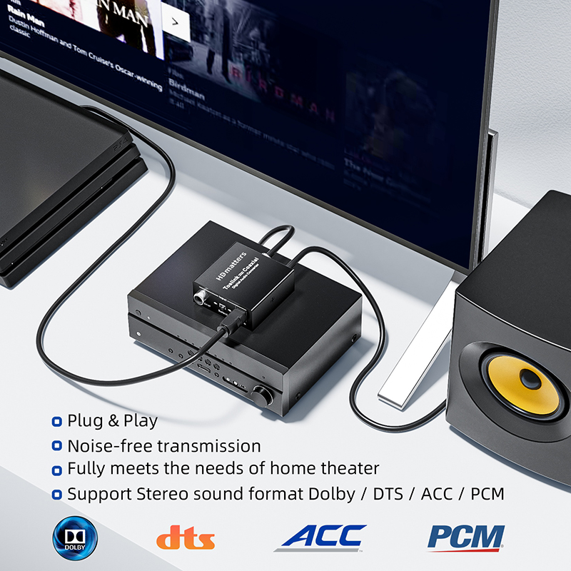 Digital Audio Converter Bi-dir - Surround Sound Decoder ulasan dan harga