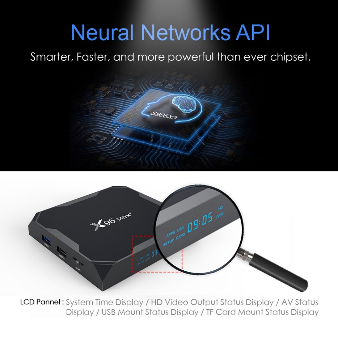 X96 Max+ TV Box Android 9.0 Am - Home Cinema Video Processor ulasan dan harga