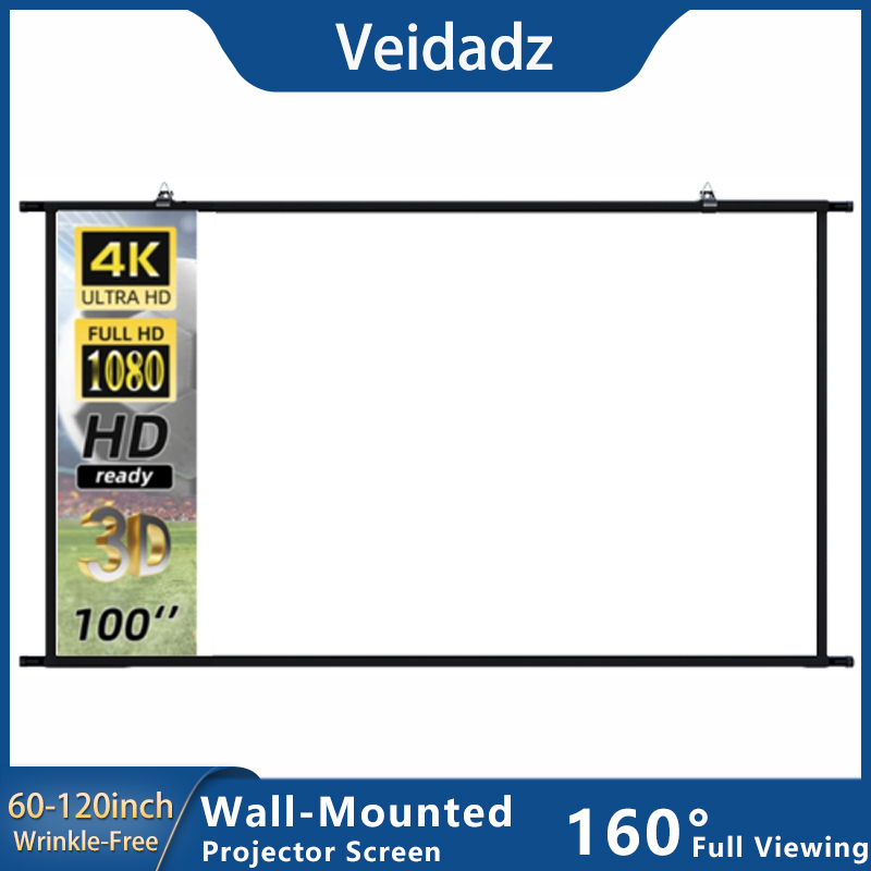 VEIDADZ Projector Screen Wall  - Home Cinema Blanc ulasan dan harga