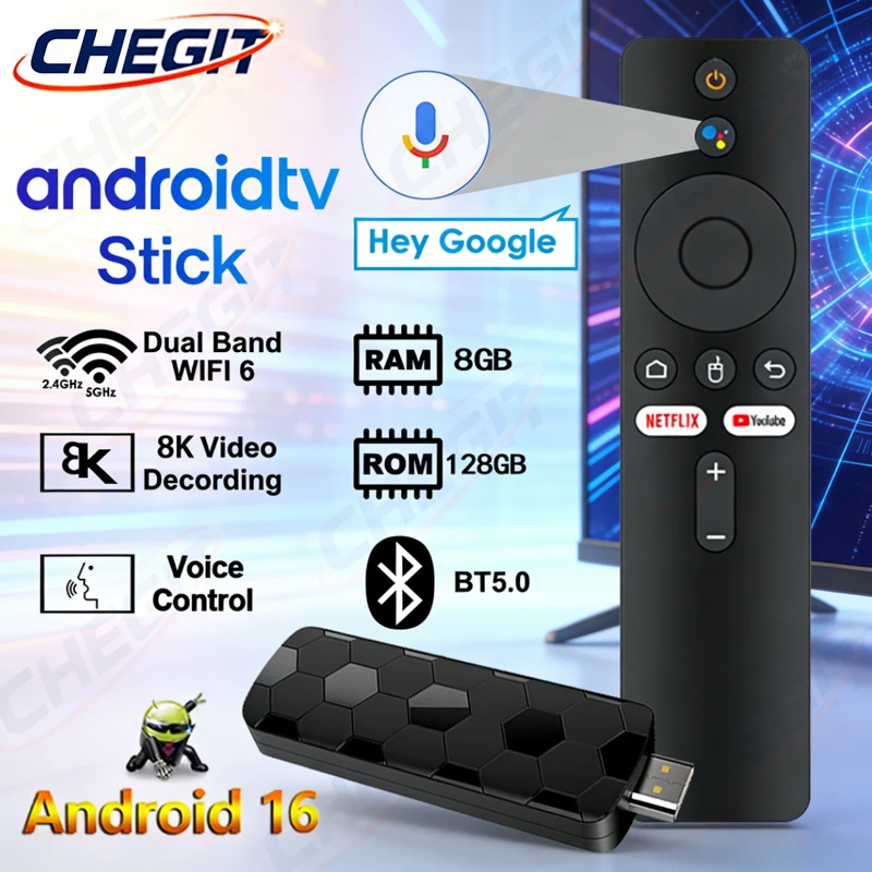 Android 16 8K Ultra HD TV Stic - Home Cinema Player ulasan dan harga