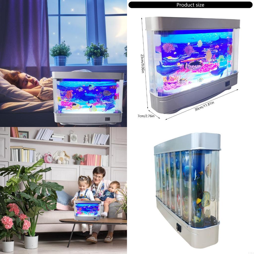   Simulation Aquarium Fish Dec - Home Cinema Led ulasan dan harga