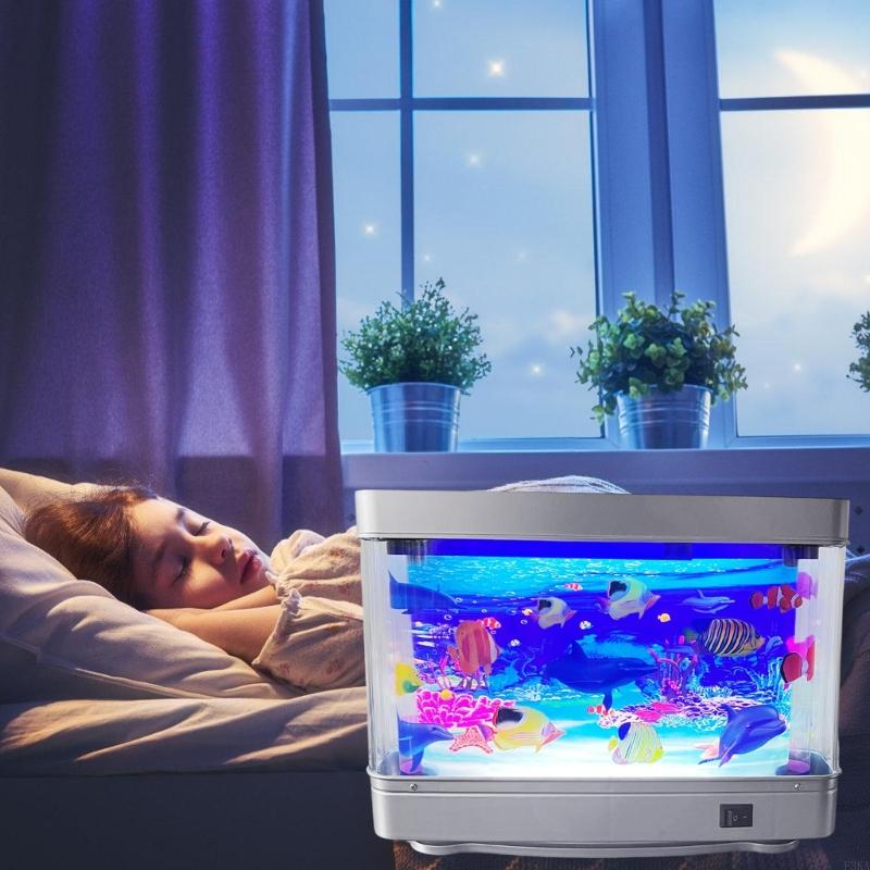   Simulation Aquarium Fish Dec - Home Cinema Led ulasan dan harga