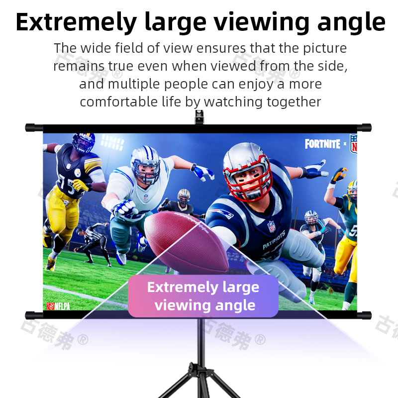 XMJM Anti Light Projector Scre - Home Cinema Blanc ulasan dan harga