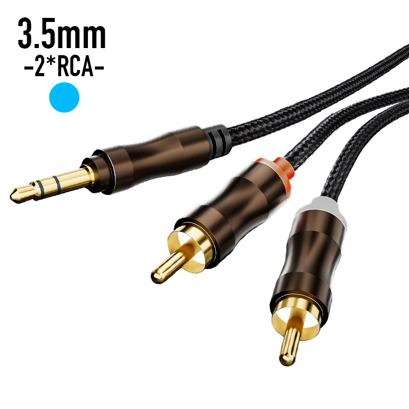 RCA To 3.5 mm Jack Aux Audio C - Home Cinema Player ulasan dan harga