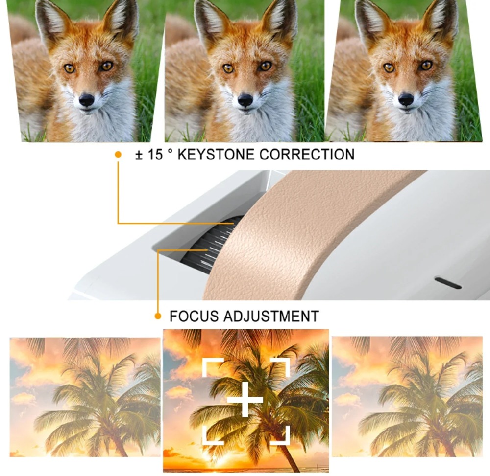 Portable Smart 4K Projector Mi - Home Cinema Led ulasan dan harga